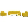 Image de Ensemble De Canapés 4 Pcs Avec Coussins Et Traversins Velours Vidaxl