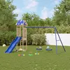 Image de vidaXL Aire de jeux dextérieur bois de pin massif ensemble de jeu ensemble de jeu en bois ensemble de terrain de jeu 3278956