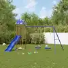Image de Aire De Jeux D'extérieur Bois De Pin Imprégné Vidaxl