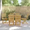 Image de Chaises Pliables De Jardin Lot De 6 43x54x88 Cm Bambou Vidaxl