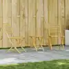 Image de Ensemble De Bistro 3 Pcs Bambou Vidaxl