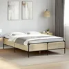 Image de vidaXL Cadre de Lit Lit Double avec Sommier à Lattes Lit Adulte avec Pied Chambre Moderne Chêne Sonoma 140x200 cm Bois 3279798