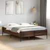 Image de Cadre De Lit Sans Matelas Chêne Marron 120x200 Cm Vidaxl