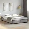 Image de Cadre De Lit Sans Matelas Sonoma Gris 150x200 Cm Vidaxl