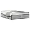 Image de Vidaxl cadre de lit sans matelas sonoma gris 135x190 cm