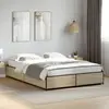 Image de Cadre De Lit Sans Matelas Chêne Sonoma 120x190 Cm Vidaxl