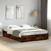 Image de Cadre De Lit Sans Matelas Chêne Fumé 120x190 Cm Vidaxl