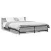 Image de Vidaxl cadre de lit avec tiroirs sans matelas sonoma gris 135x190 cm