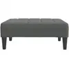 Image de Vidaxl repose-pied gris foncé 77x55x31 cm tissu
