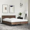 Image de Cadre De Lit Sans Matelas Chêne Marron 140x200 Cm Vidaxl