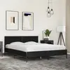 Image de Cadre De Lit Sans Matelas Noir 160x200 Cm Vidaxl