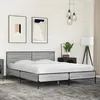 Image de vidaXL Cadre de lit sans matelas sonoma gris 160x200 cm 3280010