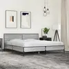 Image de Cadre De Lit Sans Matelas Sonoma Gris 200x200 Cm Vidaxl
