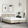 Image de Cadre De Lit Sans Matelas Chêne Sonoma 140x190 Cm Vidaxl