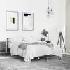 Image de Cadre De Lit Sans Matelas Chêne Marron 135x190 Cm Vidaxl