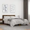 Image de Cadre De Lit Sans Matelas Chêne Fumé 135x190 Cm Vidaxl