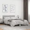 Image de Cadre De Lit Sans Matelas Sonoma Gris 120x200 Cm Vidaxl