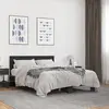 Image de Cadre De Lit Sans Matelas Noir 120x200 Cm Vidaxl