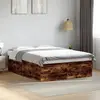 Image de Cadre De Lit Sans Matelas Chêne Fumé 150x200 Cm Vidaxl