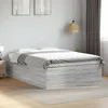 Image de vidaXL Cadre de lit sans matelas sonoma gris 140x190 cm 3280942