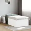 Image de Cadre De Lit Sans Matelas Blanc 90x190 Cm Vidaxl