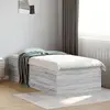 Image de Cadre De Lit Sans Matelas Sonoma Gris 75x190 Cm Vidaxl