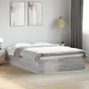 Image de Cadre De Lit Sans Matelas Sonoma Gris 120x190 Cm Vidaxl