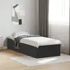 Image de Cadre De Lit Sans Matelas Noir 100x200 Cm Vidaxl