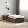 Image de Cadre De Lit Sans Matelas Chêne Marron 100x200 Cm Vidaxl