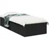 Image de Cadre De Lit Sans Matelas Noir 90x190 Cm Vidaxl