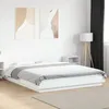Image de vidaXL Cadre de lit avec lumières LED sans matelas blanc 160x200 cm 3281084