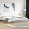 Image de Cadre De Lit Sans Matelas Sonoma Gris 180x200 Cm Vidaxl