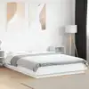 Image de Cadre De Lit Sans Matelas Blanc 140x190 Cm Vidaxl
