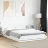 Image de vidaXL Cadre de lit sans matelas blanc 140x190 cm 3281217