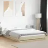 Image de Cadre De Lit Sans Matelas Chêne Sonoma 135x190 Cm Vidaxl