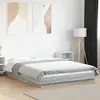 Image de Cadre De Lit Sans Matelas Sonoma Gris 135x190 Cm Vidaxl