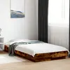 Image de Cadre De Lit Sans Matelas Chêne Fumé 75x190 Cm Vidaxl