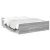 Image de vidaXL Cadre de lit à tiroirs sonoma gris 160x200 cm bois dingénierie lit lit de rangement cadre de lit double lit 3280284