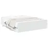 Image de Vidaxl cadre de lit avec tiroirs sans matelas blanc 150x200 cm