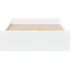Image de Vidaxl cadre de lit avec tiroirs sans matelas blanc 135x190 cm