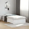 Image de vidaXL Cadre de Lit avec Tiroirs Sommier à Lattes Lit Adulte Lit Simple de Chambre à Coucher Intérieur Blanc 100x200 cm 3280419