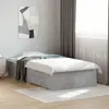 Image de Cadre De Lit Avec Tiroirs Sans Matelas Gris Béton 75x190 Cm Vidaxl