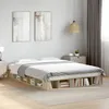 Image de vidaXL Cadre de lit sans matelas chêne sonoma 160x200 cm 3280463