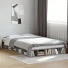 Image de vidaXL Cadre de lit sonoma gris 140x190 cm bois dingénierie lit lit de rangement cadre de lit double lit double meuble 3280494