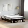 Image de Cadre De Lit Sans Matelas Noir 120x190 Cm Vidaxl