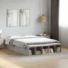 Image de Cadre De Lit Sans Matelas Gris Béton 120x190 Cm Vidaxl
