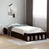 Image de vidaXL Cadre de lit noir 75x190 cm bois dingénierie lit lit simple lit de rangement sommier meubles de chambre cadre 3280623