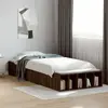 Image de Cadre De Lit Sans Matelas Chêne Marron 75x190 Cm Vidaxl