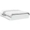 Image de Vidaxl cadre de lit avec tiroirs sans matelas blanc 140x190 cm