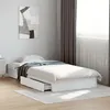 Image de vidaXL Cadre de lit avec tiroirs sans matelas blanc 75x190 cm 3280713